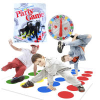 Juego Multijugador Familiar Twister Deportes Interactivos Para Niños Y Adultos Enseña El Correo Y El Equilibrio Juguete De Interior Y Exterior - details 0