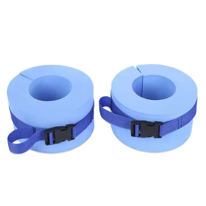Pesas de natación acuáticas, puños, anillo Flotador para aeróbicos acuáticos, conjunto de ejercicios de Fitness, entrenamiento de tobillos, cinturones de brazos - 1