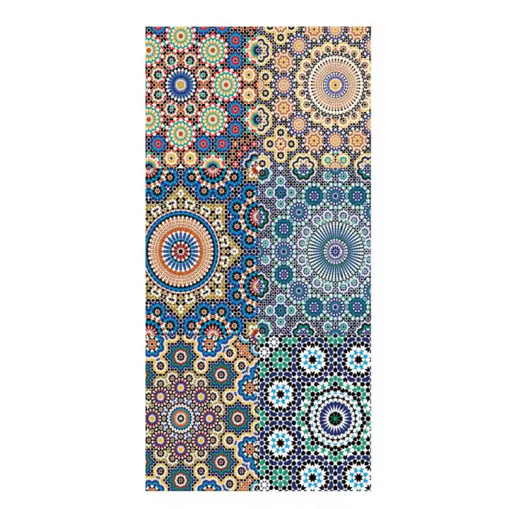 J.S ONDO Toalla de baño , Toalla de Playa, ESTAMPADO DE Mosaicos Toalla Microfibra Prevención de Arena, Toallas de Playa Ligera y de Secado Rápido, Aplicable a Playa, Viajes, Sauna, Gimnasio 90*170cm - 1