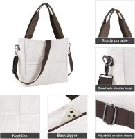 Bolsosdehombroparamujer Bolsos de Hombro de lona para Mujer Bolso de Hombro Retro Bolsos de Hombro de Negocios informales Bolso de Hombro de Viaje - details 2