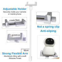 Soporte Universal Para Monitor De Bebé En Blanco Con Cámara Flexible De Silicona Ideal Para Montar IP Cámara Sin Agujeros Soporte Para Cuna - details 2