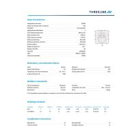 Threeline ND20RBFBL Downlight LED, 18 W, Color Blanco, Blanco Frío 5500K, Para Montaje Empotrado, Formato Redondo, Alta Eficiencia Energética - details 1
