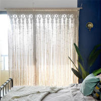 Cortinas De Pared Montadas De Lujo Rural Tejidas Estilo Coreano Para Sala De Estar Y Dormitorio Decoración Hogareña - details 9