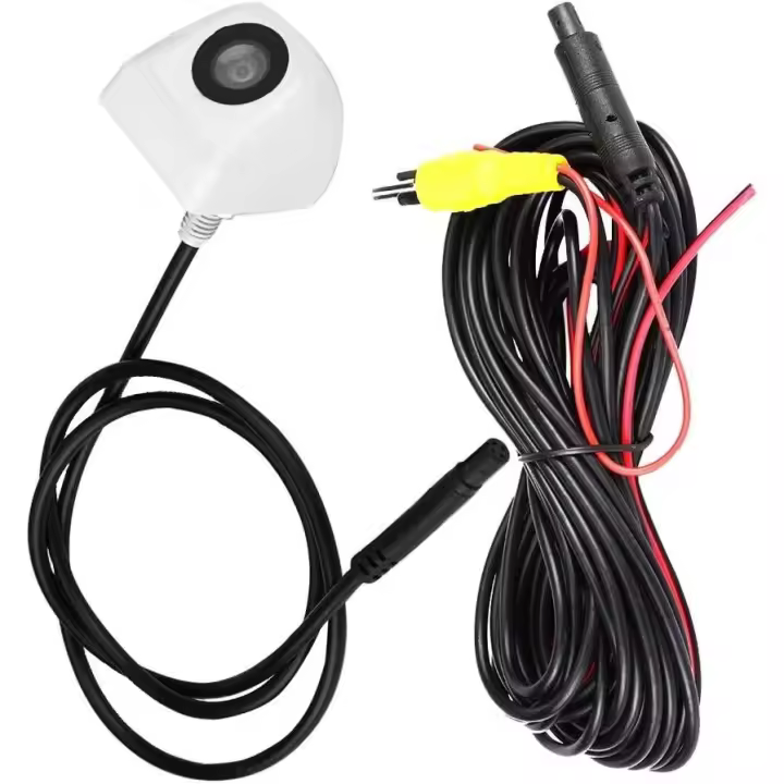Accesorios de Coche de Visión Nocturna, Cámara de Visión trasera CCD para Coche, Cámara de Visión trasera de respaldo de estacionamiento, Cámara de Visión Nocturna Blanca a prueba de Agua - 1