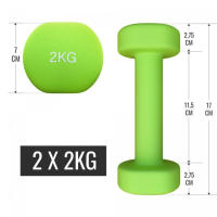 Gorilla Sports Set de mancuernas de 12 kg con estuche - details 1