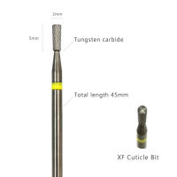 HYTOOS XF Broca De Uñas De Carburo 3/32" Herramienta De Manicura Para Rotar Accesorios De Uñas Cortador De Cutícula Bit De Uñas - details 1