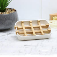 Soporte Para Jabón De Bambú, Accesorio De Baño Universal Para Ducha Y Fregadero, Bandeja De Ducha, Regalo Práctico Y Ecológico - details 2
