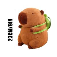 Plush animal Capybara, cute pillow, creative funny ugly cute doll. - details 0