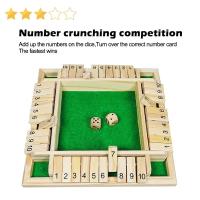 Nuevo Juego De Dados De Madera Para 4 Jugadores Juego De Tablero Para Interacción Padres-Hijos Entretenimiento Familiar - details 5