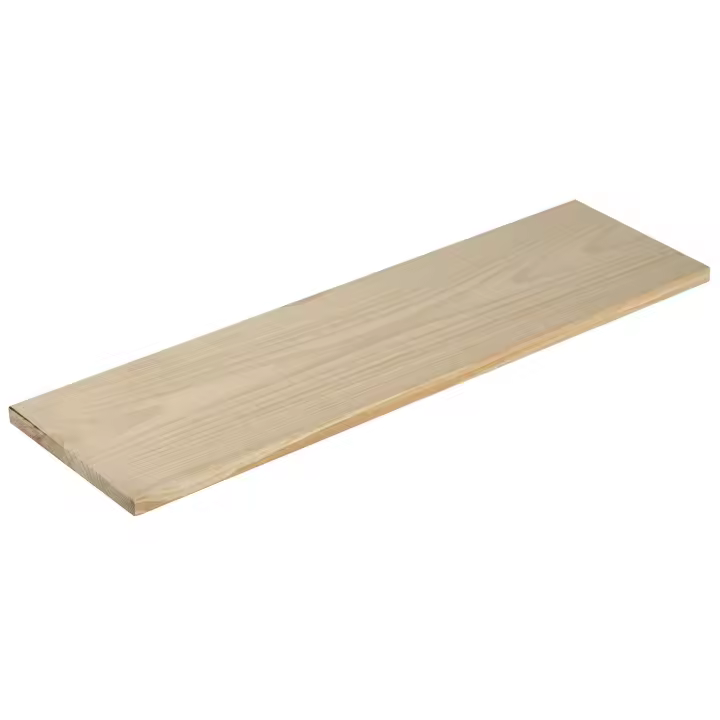 Estante de madera maciza de pino 90x25 cm - 1