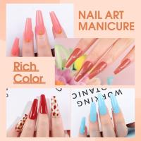 COSCELIA 40Pcs Semi-Permanent Nail Kit Complete Kit with UV Lamp Nail Drill, Semi-Permanent Nail Polish Red Black White 35 Colors Base and Top Coat Manicure Kit with Tools - details 2
