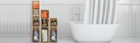 Organizador de Baño. Mueble Auxiliar de Baño con Ruedas y Cajones. Gabinete de Almacenamiento Estrecho. Armario Lateral Impermeable para Toallas de Baño. Armario Auxiliar de Baño. Cajonera Móvil. - details 0
