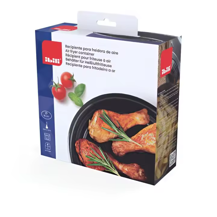 RECIPIENTE PARA FREIDORA DE AIRE 20 CM IBILI 919920 - 1