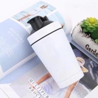 Botella De Proteína De Acero Inoxidable 500/750ml a Prueba De Fugas Para Gimnasio Y Fitness Con Escala Y Mezclador Para Batidos De Leche En Polvo - details 10