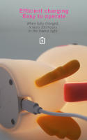 Lámpara Nocturna De Silicona Unicornio Para Niños Luz LED Recargable Por USB Decoración De Habitación Animales De Peluche Regalo Para Niños - details 14