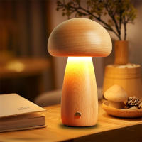 Lámpara De Noche LED INS Con Interruptor Táctil En Madera Estilo Búho Colgante Para Dormitorio Y Habitación De Niños Luz De Mesa Decorativa Para Dormir - details 1