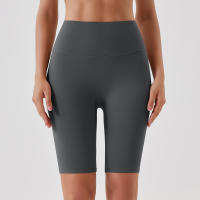 Shorts De Yoga Para Mujer Cintura Alta Transpirables Suaves Y Tensos Leggings De Gimnasio Cortos De Ciclismo Deportivos - details 137