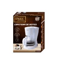 SPARK - Cafetera de Goteo 8-12 Tazas 1.2L Potencia 800W Recipiente de Cristal Desmontable, Protección térmica, Función Anti-Goteo, Llenado Preciso, Filtro de Nylon Reutilizable Integrado, Café Té Hervidor Calentador - details 3