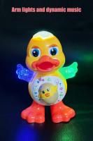 Pato Electrónico Que Danza Con Ojos Parpadeantes Y Luz Flashing Juguete Educativo De Animales Cartoon Divertido Para Niños Regalo - details 9