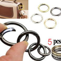 5Pcs Anillas De Acero Inoxidable Con Cierre De Resorte Para Bolsos Y Camping Hebilla De Manija Para Bolsos Y Llaveros Snap Gate O Ring - details 0