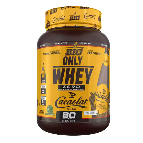 Big Proteína Only Whey Zero Cacaolat sabor original - Proteína de alta calidad certificada - 1