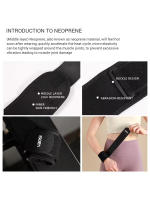 Soporte De Muñeca Ajustable Y Ligero Para Levantamiento De Pesas Squat Kettlebell Neopreno Para Adultos Mayor De 13 Años - details 6