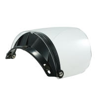 Visera Universal Para Casco De Motocicleta Retro Con 3 Cierres Y Lente Plegable Protección Solar PU Material - details 7