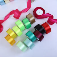 Cinta De Seda Sólida De 50mm 25 yardas/Rol (22 Metros) Para Bodas Cumpleaños Regalos De Navidad Festivales DIY Artesanías - details 2