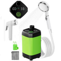 Tienda BIT Ducha Portatil Camping, Ducha Camper Mejorada con Pantalla de Temperatura y Potencia, Eléctrico Portátil Recargable Ducha with 6000mAh Batería para Camping, Plantas de Jardín,Coche, Lavar al Perro - details 0