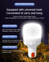 Lámpara LED Recargable USB Para Exteriores 60W Luz De Emergencia Con Gancho Para Camping Pesca Y Luces Nocturnas Portátiles Para Tiendas - details 3
