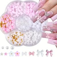 Kit De 500 Piezas Para Artesanía DIY De Uñas 3D Con Resina Largazos Perlas Planas Y Formas Variadas Decoraciones Para Uñas Sin Aromas - details 7