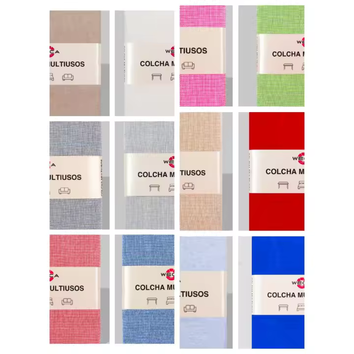 [OFERTA FLASH}Colcha Multiusos Sofá, Cubre cama, Jarapas, Manta Foulard, Plaid para Cama, Cubre sofá, Cómoda Practica y Suave. Algodón 70% Poliéster 30% tamaños 200X270CM - 1