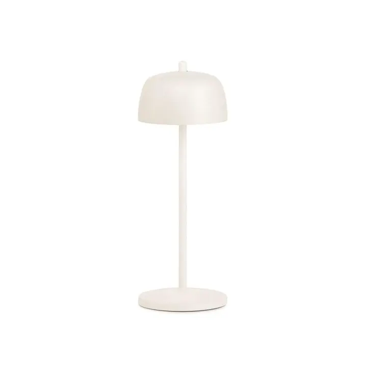 Azafrán Circe Lámpara Mesa D 110 Mm H 300 Mm Blanco Op. - 1