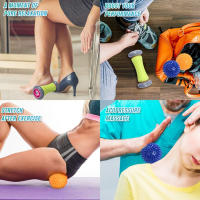 Bola De Masaje Para Los Pies LGFU Alivio De La Fascitis Plantar Reflexología Masajeador De Tissue Profundo Acupresión Recuperación Relax Para Brazos Espalda Piernas - details 5
