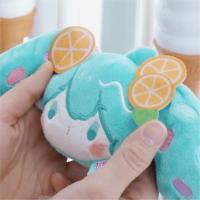 Figura De Anime Hatsune Miku Kawaii Q Versión Peluche 8CM Muñeca De Llavero Colgante Para Bolsa Regalos De Juguetes De Peluche PP Algodón - details 4