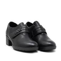 Zapatos casual mujer HISPAFLEX 2405NE ZAPATO VELCRO ADORNO METALICO NEGRO 33855 24I - details 0