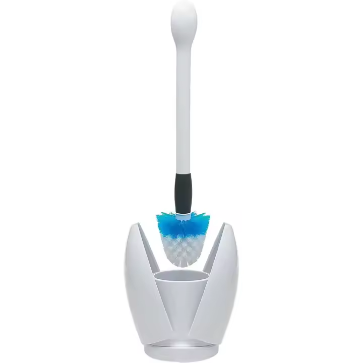 OXO Good Grips Kit de escobillero y escobilla de Inodoro con mango flexible. - 1