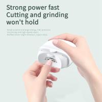 Cortador de uñas automático con 2 velocidades, cortadora de uñas inalámbrico recargable y almacenamiento de Restos de uñas - details 0
