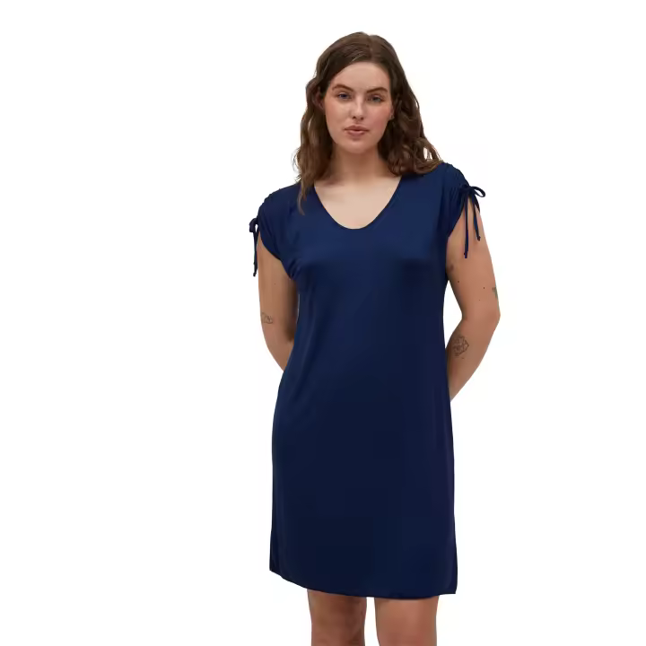 Ysabel Mora - Vestido corto detalle mangas marino - 1