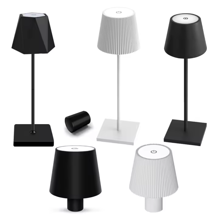 Lámpara De Escritorio LED Recargable Con Barra Para Restaurante Hotel Ambiente De Club Luz De Estudio Protección Ocular Con Interruptor Táctil 3 Modos De Iluminación - 1