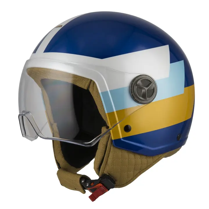 Casco de Moto Minijet Zeta 2 NZI - Clásico Moderno - Diseños Lujosos - 1
