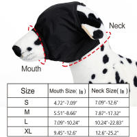 Máscara Para Perros De Nylon Anti Ansiedad Accesorio Para Peluquería Y Viaje Capa Calmante Para Mascotas Blindfold Pet - details 0