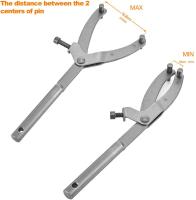 Herramienta De Reparación De Motocicleta Y-Type Flywheel Wrench Clip De Disco Magneto Desenfrenador De Cinta Ajustador De Juego De Cadena - details 2