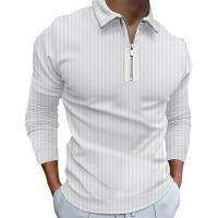 Camisa Polo Para Hombre Camisa De Golf Con Estampados Cuello En V Manga Larga Moda Streetwear Diseñadora Suave Adecuada Para Exterior Y Escena Casual - details 3