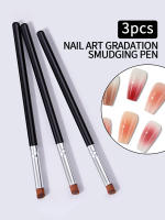 Juego De Pinceles Para Uñas Con Gradiente Para Manicura Y Pintura De Esmalte UV Gel Herramientas De Arte De Pincel De Madera Para Dibujar - details 1