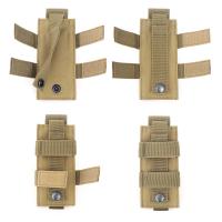 Funda Táctica De Sólo Un Revólver Para Caza Airsoft EDC Bolsa Exterior Flashlight Sheath Holster Portador De Lámpara - details 9
