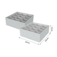 6 a 16 Cajones Cesta Organizador Armario Organizador Ropa de Tela Cajas Almacenamiento Plegable Para Almacenar Jeans,Suéter,Camisetas, Organizador Armario Ropa Separadores De Cajones - details 3