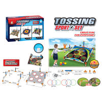 Juego De Toss Portátil Para Jardín Con Tablero Y Circonios De Fuerza Fácil De Montar Divertido Para Niños Y Adultos - details 3