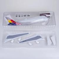 Modelo De Avión Asiana Airbus A380 47CM Escala 1/160 Con Luces LED Y Ruedas Juguete De Avión Metal Para Coleccionistas - details 3