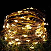 Luces De Navidad LED De Hilo De Cobre Para Decoración De Árbol De Navidad Dormitorio Boda Ramadan Navidad DIY Luz De Cadena De Festividades - details 13